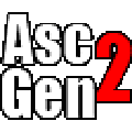 Ascgen2照片变成字母符号软件最新版